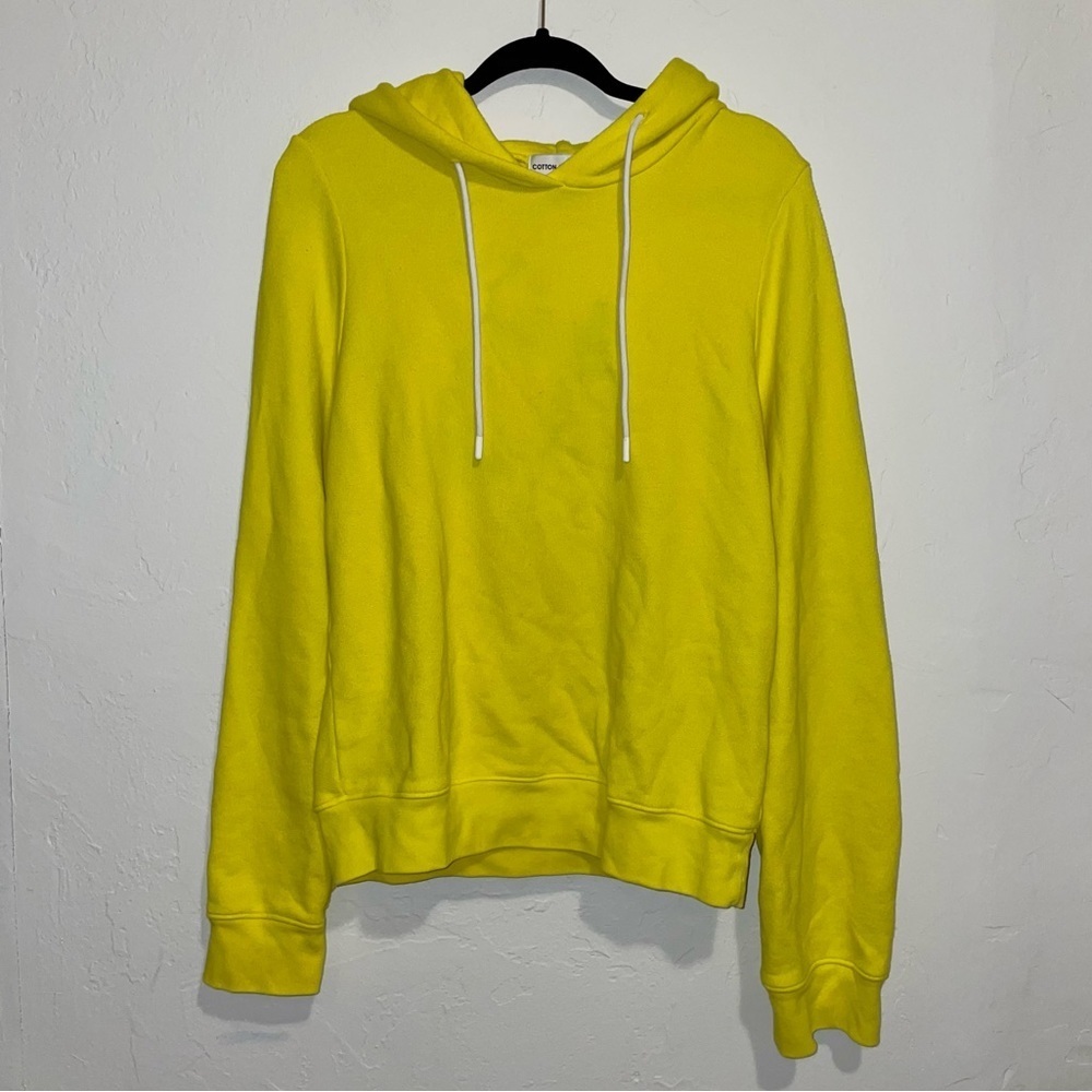 Cotton Citizen Bronx Yellow Oversized Hoodie Sweatshirt